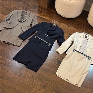 3 suits!! Elegant Women's Blazer and Skirt Sets. This price is lowest I will go.